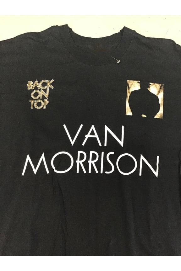 Vintage Style Van Morrison Back On Top Cotton Shirt Unisex S-5XL Reprint TR467