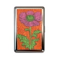 thumbnail image 1 of Vintage-Style Versatile Card & Cash Case, Blocking Metal Ultra SlimID Wallet, Easy Snap Closure, Art Deco Design, 1 of 3