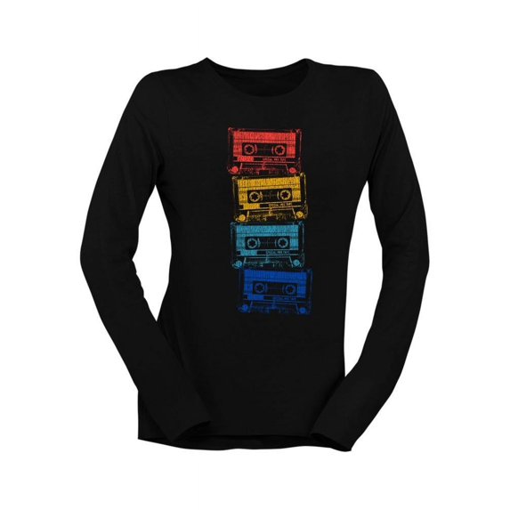 Vintage-Style Women's Tee Long Sleeve Women's