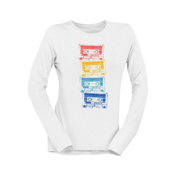 Vintage-Style Women's Tee Long Sleeve Women's