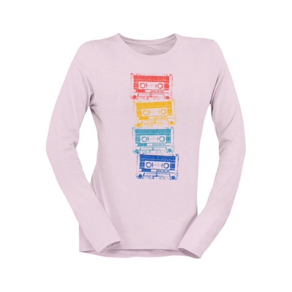 Vintage-Style Women's Tee Long Sleeve Women's