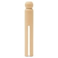 thumbnail image 1 of Vintage Style Wooden Clothespin Doll 3-3/4 inches, Pack of 500 Clothespins Wood, Worry Dolls Guatemala, Clothespin Craft, by Woodpeckers, 1 of 7