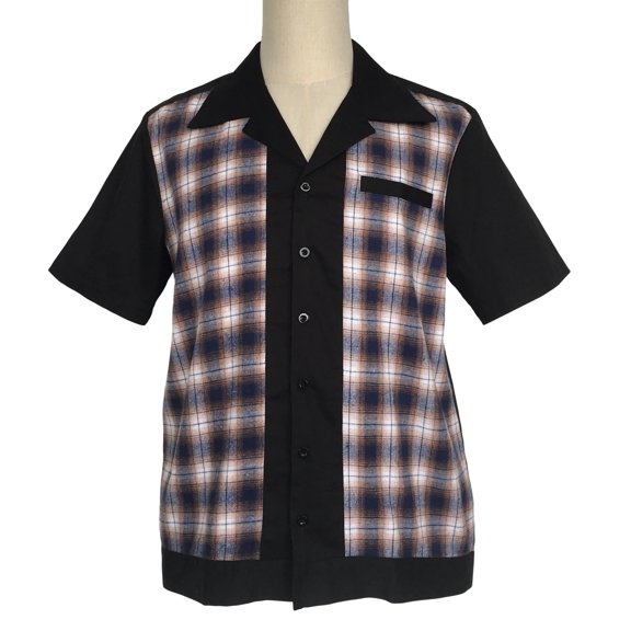 Vintage Style Workshirts Checked Men Shirts