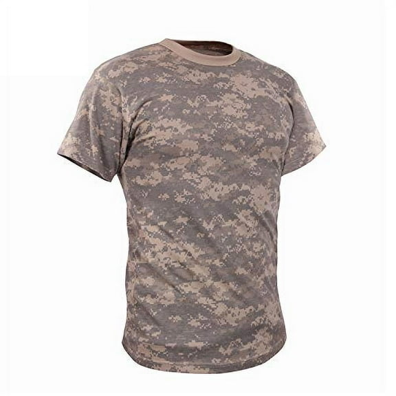 Rothco 14202 Men Vintage Camo Short Sleeve T-Shirt, ACU Digital Camo - Large