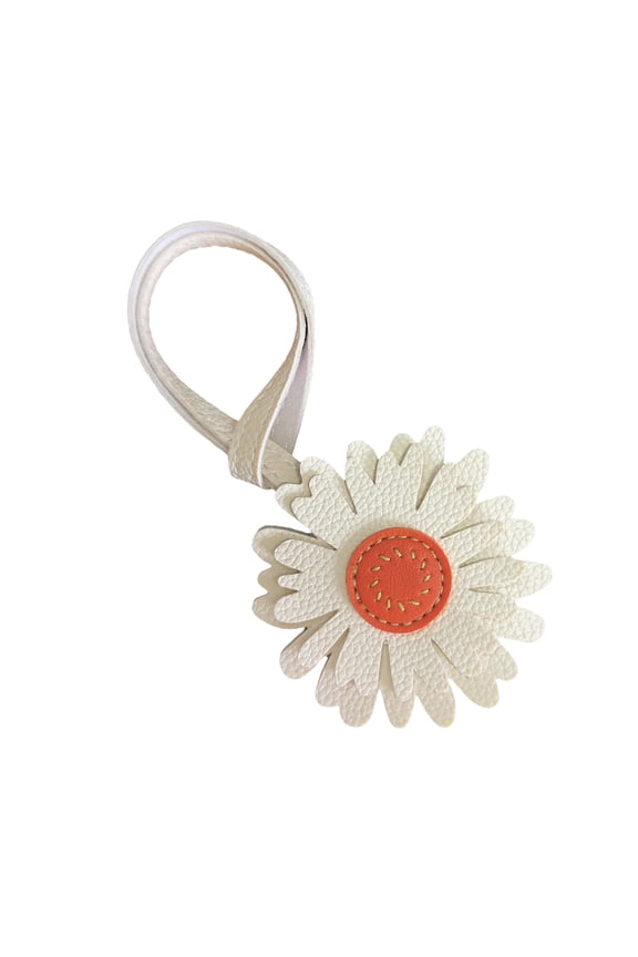 Vintage Styles Daisys Key Holder Handmade From Long Time Use Leather for Personalizing Bags Belongings
