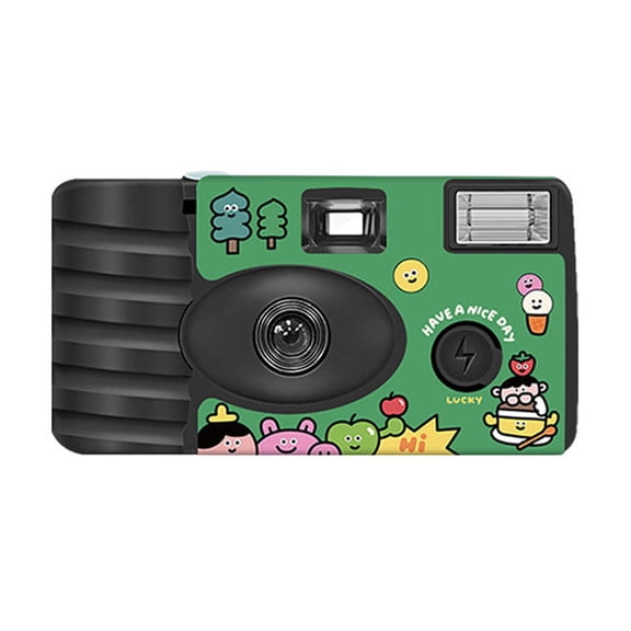 Vintage Styles Plastic Disposables Film Camera 27 Preloaded Films For Quick Snapshots &Nostalgic Moment Daily Adventure
