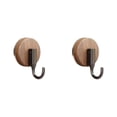 thumbnail image 1 of Vintage Suction Cup Hooks, Loetky Removable Shower Hooks For Bathroom Window Glass Mirror Tile, Towel Hooks Bath Robe Looafh Hook, 2 Hooks, 1 of 4