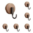 thumbnail image 1 of Vintage Suction Cup Hooks, Loetky Removable Shower Hooks For Bathroom Window Glass Mirror Tile, Towel Hooks Bath Robe Looafh Hook, 5 Hooks, 1 of 4