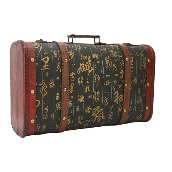 Vintage Suitcase Easy Carrying Beautifully Crafted Store Items Retro Design Jewelry Storage Suitcase