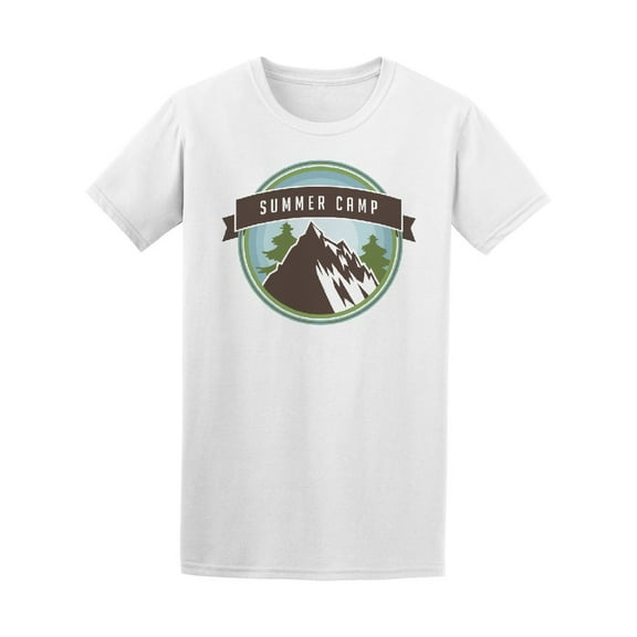 Vintage Summer Camp Mountains T-Shirt Men -Image by Shutterstock, Male XX-Large
