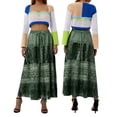 thumbnail image 1 of Vintage Summer Skirts Women High Waist A-Line Ankle-Length Cotton Linen Skirt Female Beach Maxi Long Skirts Retro Skirts, 1 of 1