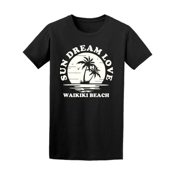 Vintage Sun Dream Love Graphic T-Shirt Men -Image by Shutterstock, Male XX-Large