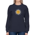 thumbnail image 1 of Vintage Sun Moon Daisy Sweatshirt Women -Image by Shutterstock, Female Medium, 1 of 4