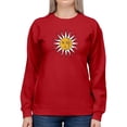 thumbnail image 1 of Vintage Sun Moon Daisy Sweatshirt Women -Image by Shutterstock, Female Small, 1 of 4