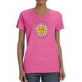 thumbnail image 1 of Vintage Sun Moon Daisy T-Shirt Women -Image by Shutterstock, Female 3X-Large, 1 of 4