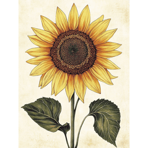 Vintage Sunflower Decoration Painting/Canvas Art Suitable for Living Room Bedroom Kitchen Dining Room Office Study Hallway Entrance Farmhouse Gallery and Coffee Shop Decoration.