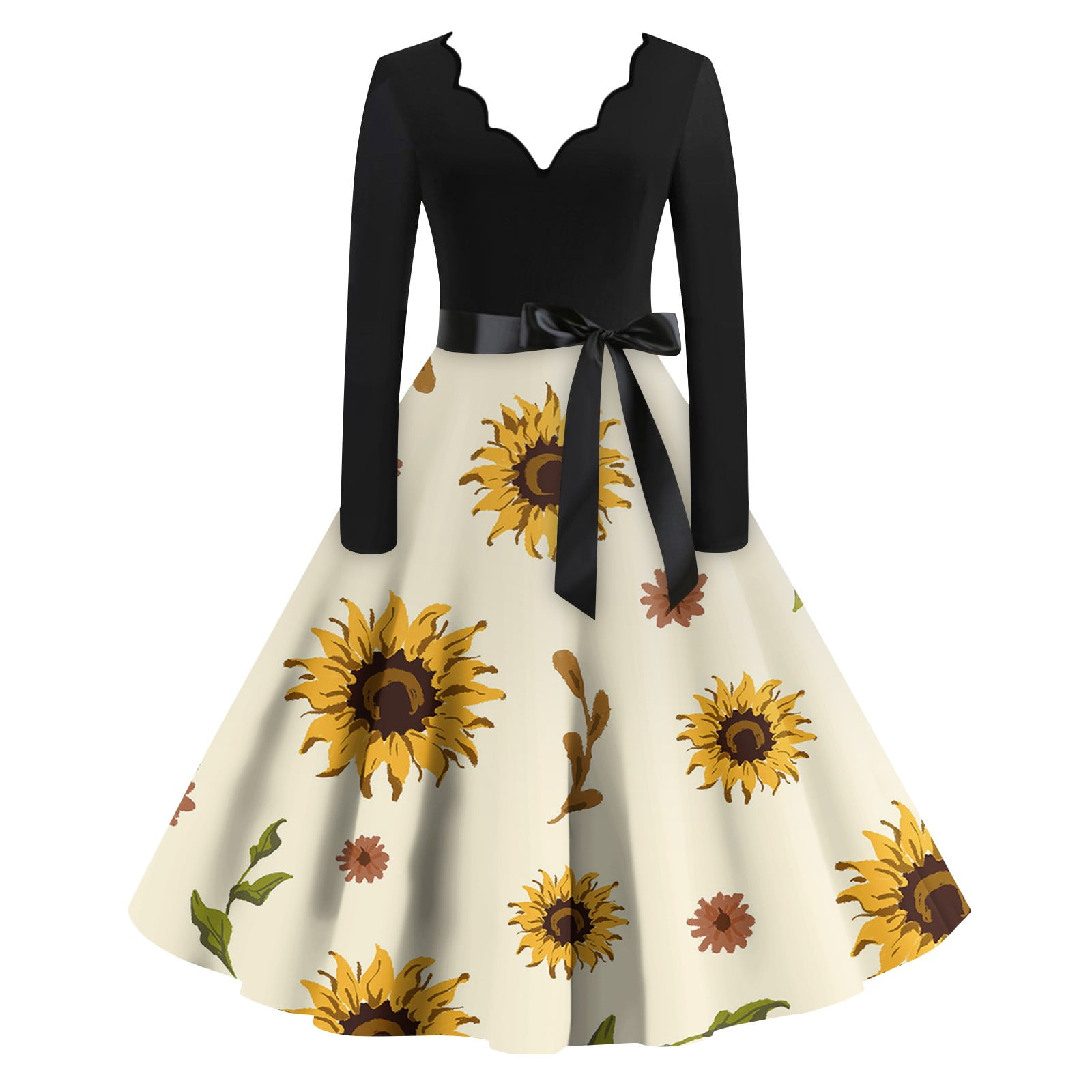 fitted lace wedding dress Suzanne Sunflower Swing Dress
