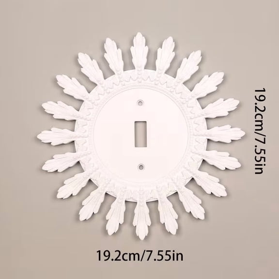 Vintage Sunflower Switch Plate Cover - Decorative Outlet Cover for Single and Double Rocker Switches