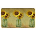 thumbnail image 1 of Vintage Sunflower Welcome Doormat for Indoor/Outdoor Entrance Vintage Sunflower Decoration Door Mat Kitchen Door Mat Bedroom Doormat 17x30 Inch, 1 of 6
