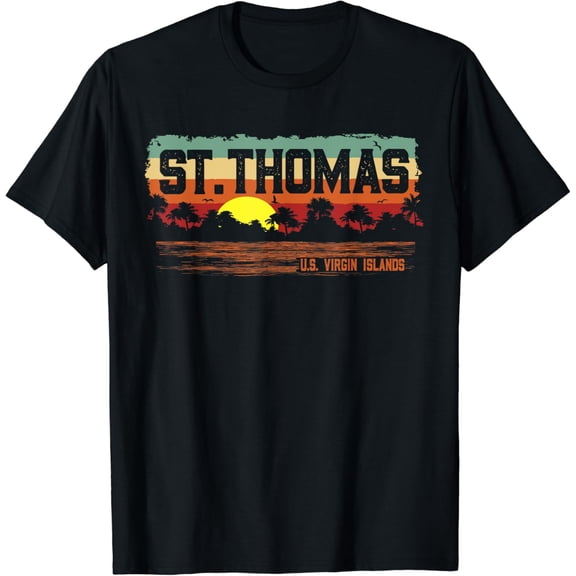 Vintage Sunset St. Thomas USVI T-Shirt