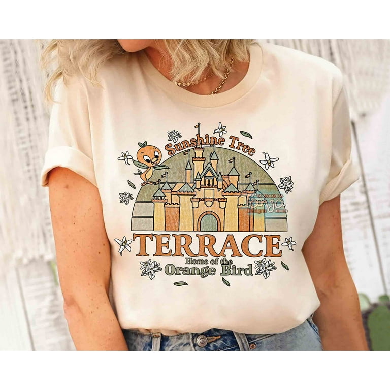 Vintage Sunshine Tree Terrace Home Of The Orange Bird T shirt Disney Epcot Center Little Orange Bird Tee Disneyland Family Vacation Gift Walmart