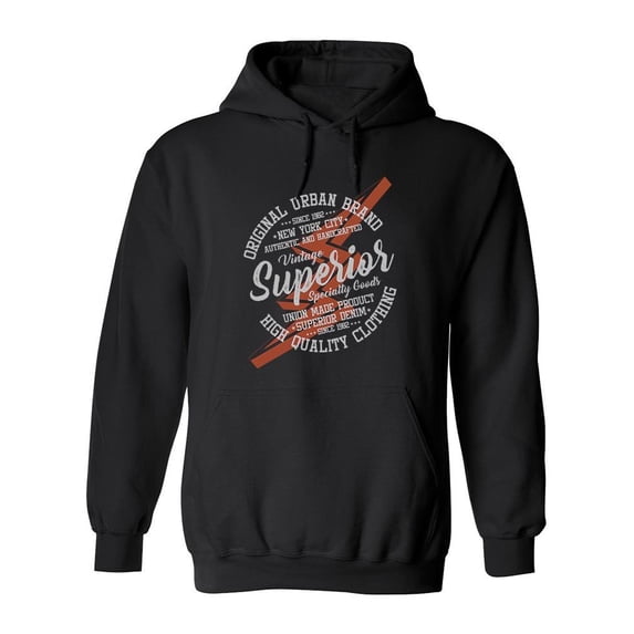 Vintage Superior Hoodie Men -Image by Shutterstock, Male XX-Large