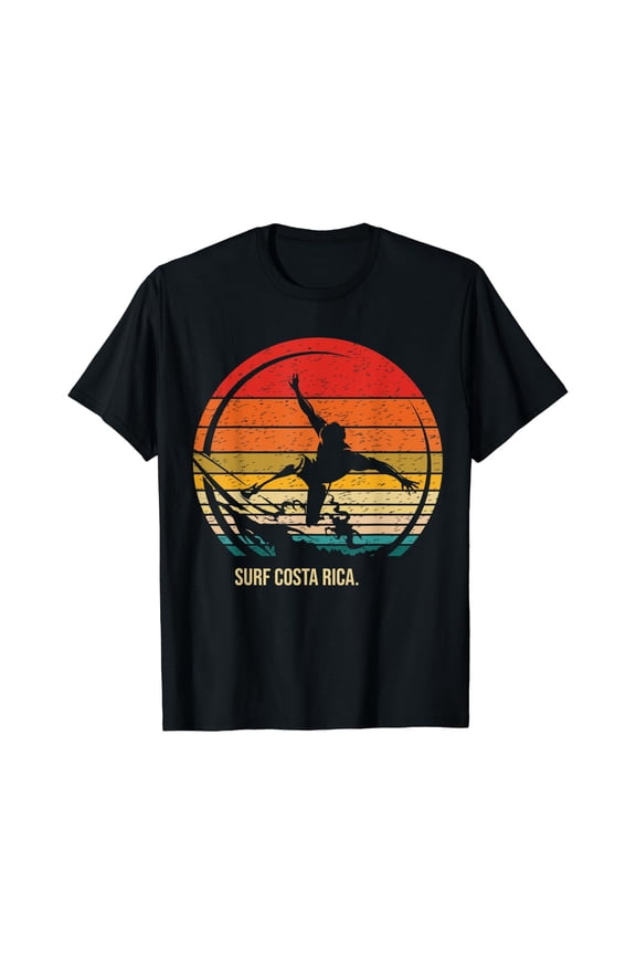 Vintage Surf Costa Rica Surfer T-Shirt