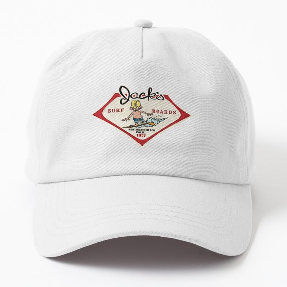 Vintage Surfer Jacks California Baseball Cap, Surf Hat Style