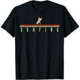 thumbnail image 1 of Vintage Surfer Retro Surfing Beach Surf T-Shirt Black Small, 1 of 4