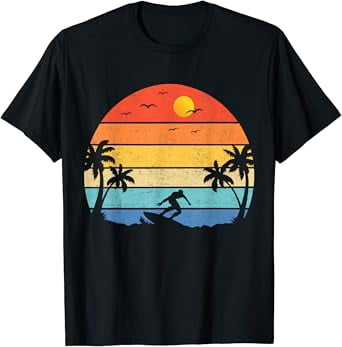 Vintage Surfer Retro Surfing Beach Surf T-Shirt