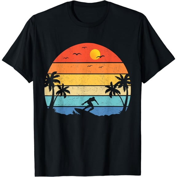 Vintage Surfer Retro Surfing Beach Surf T-Shirt