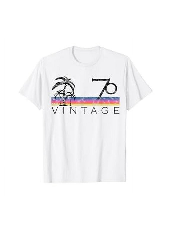 Vintage Surfing 1970 Pacific Ocean Sunset Birthday Gift For T-Shirt All Size S-5XL