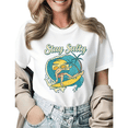 thumbnail image 1 of Vintage Surfing Stay Salty Graphic Tees Womens T shirt White/Black S-5XL Shirts Casual Summer Tops, 1 of 4