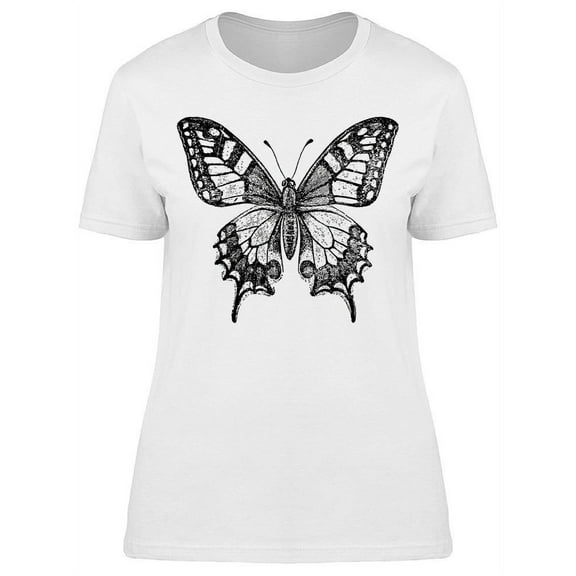 Vintage Swallowtail Butterfly T-Shirt Women -Image by Shutterstock, Female XX-Large