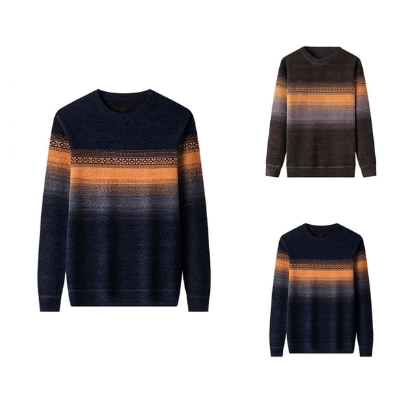 Vintage Sweatshirt for Men Fall Winter Long Sleeve Crewneck Loose Casual Sweat Shirt Pullover Tops