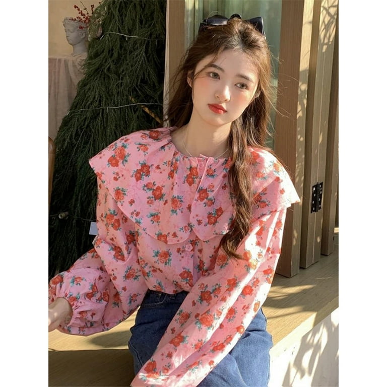 Floral Preppy Blouse Floral Preppy Blouse