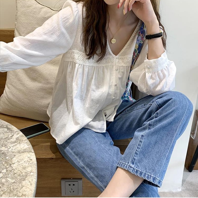 cute korean blouses