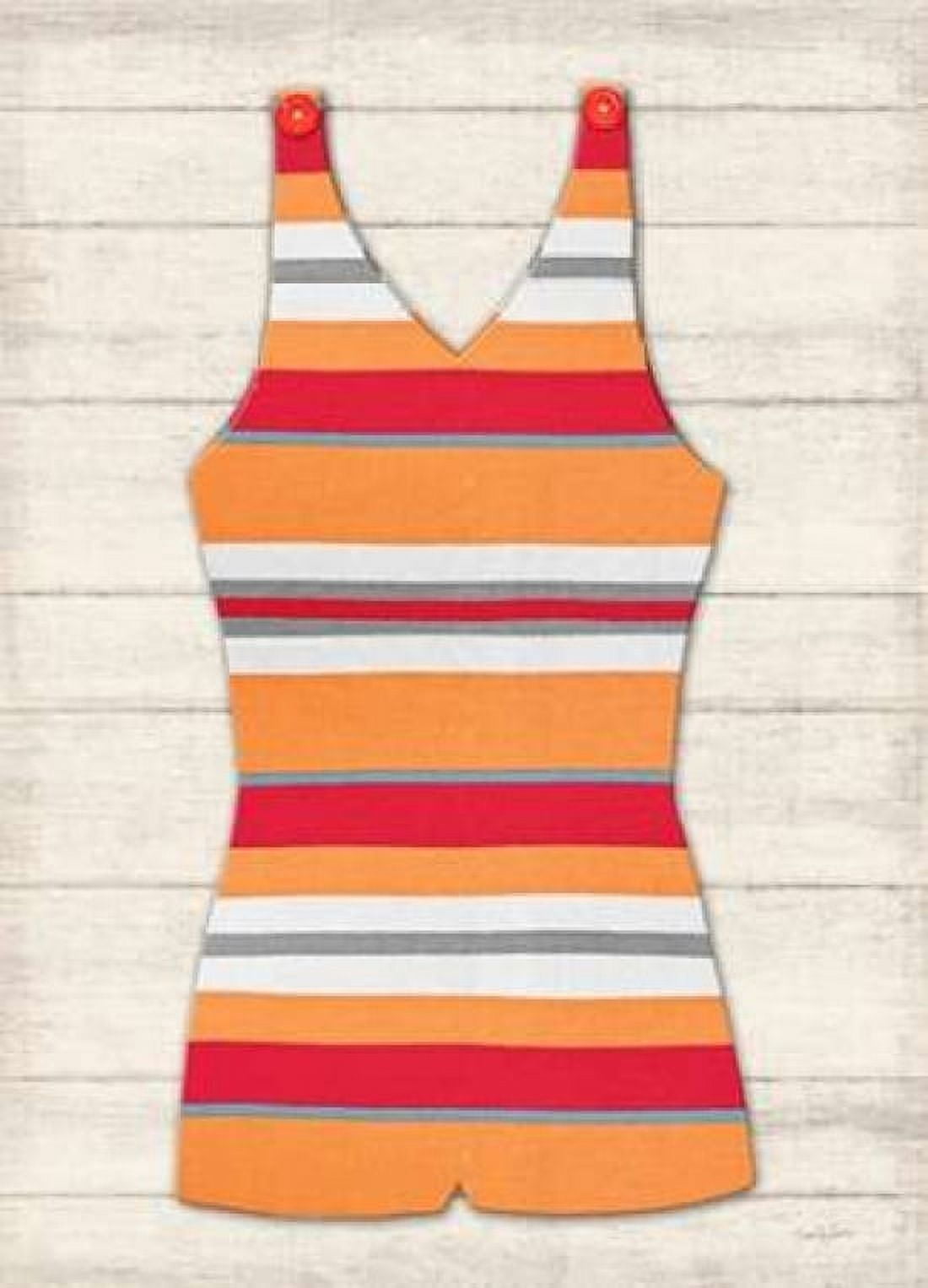 Vintage Swim Suit 1 Canvas Art - Sam Appleman (18 x 24)