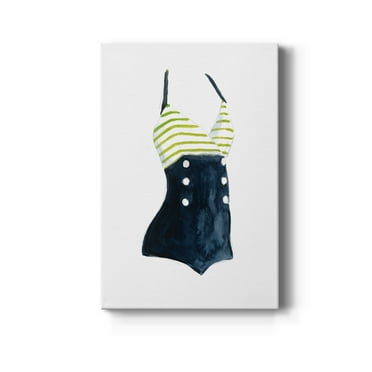 Vintage Swimwear I Premium Gallery Wrapped Canvas - Ready to Hang - 8 x 12