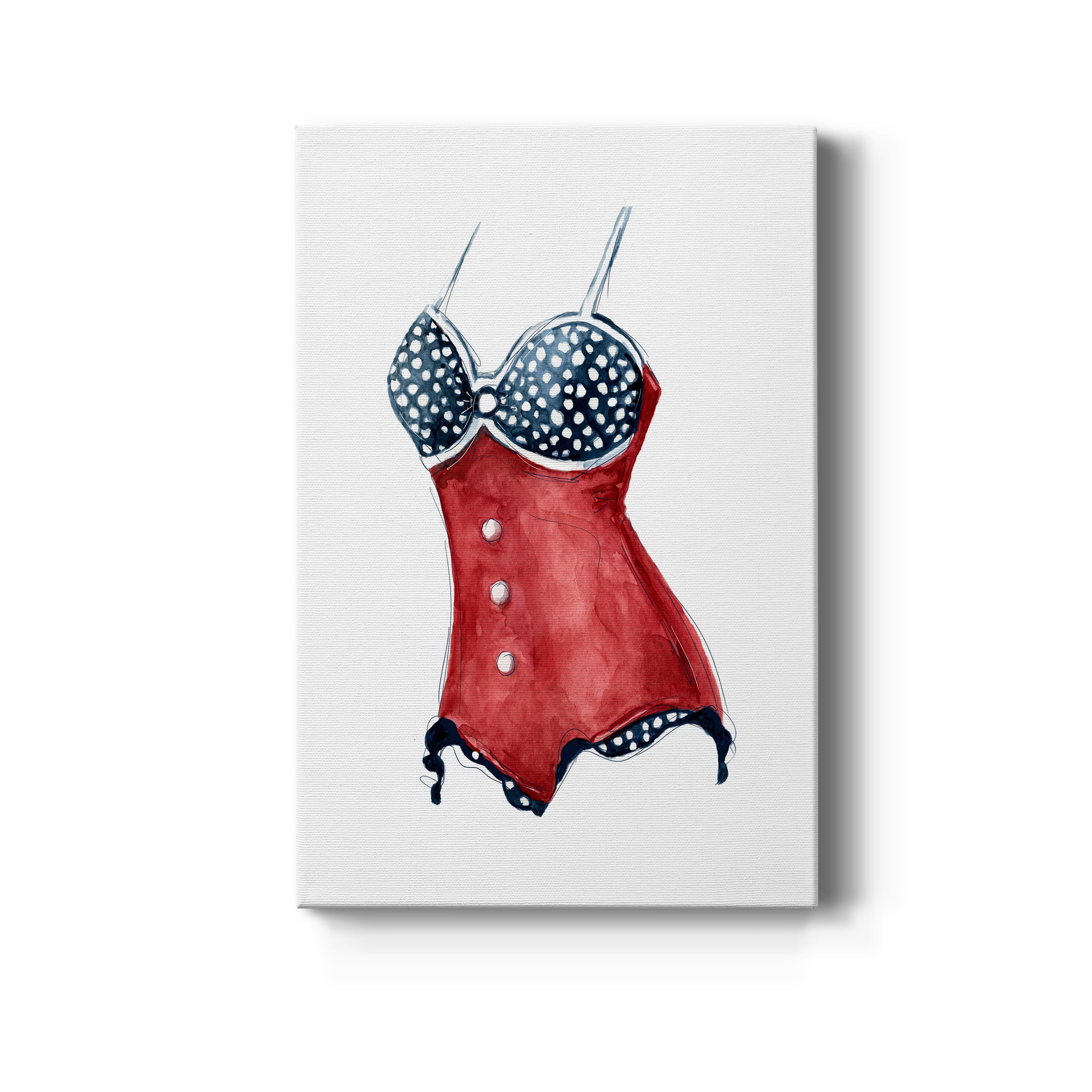 Vintage Swimwear II Premium Gallery Wrapped Canvas - Ready to Hang - 32 x 48