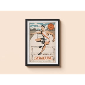 Vintage Syracuse M Ferrer 1908 Travel Art Unframed Paper Print