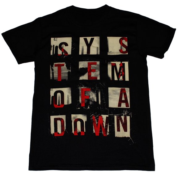 Vintage System Of A Downnnn Music Band Cotton Black All Size Unisex Shirt TT191