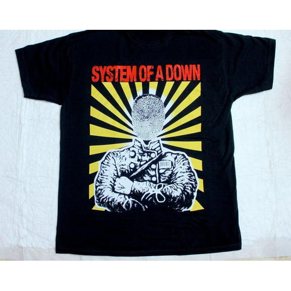 Vintage System of a Downnnnn Band Heavy Cotton Black All Size Unisex Shirt TT188