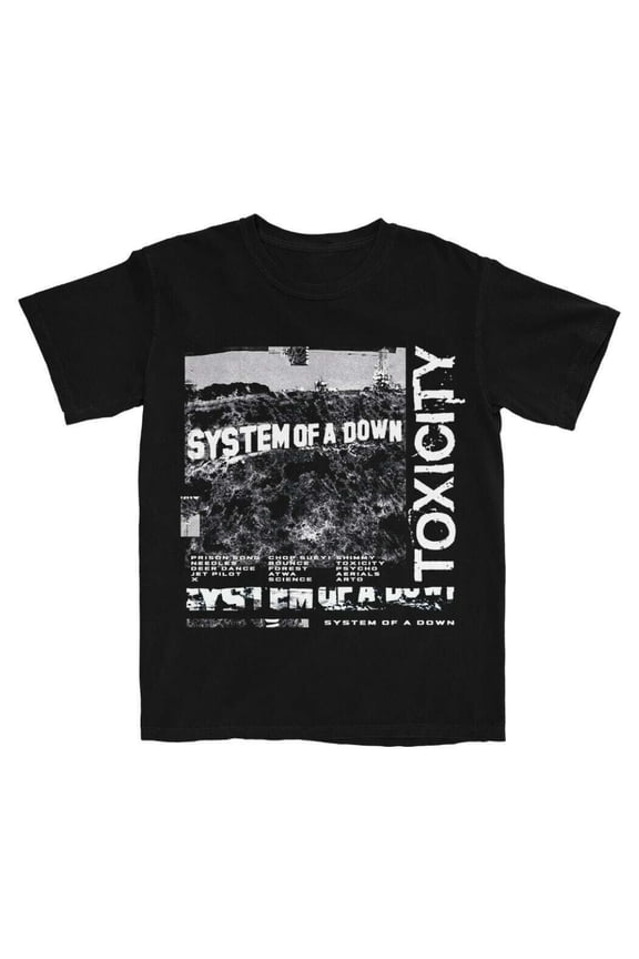 Vintage SystemmmmmOf A Down Toxicity Heavy Cotton Black S-4XL Unisex Shirt TT192
