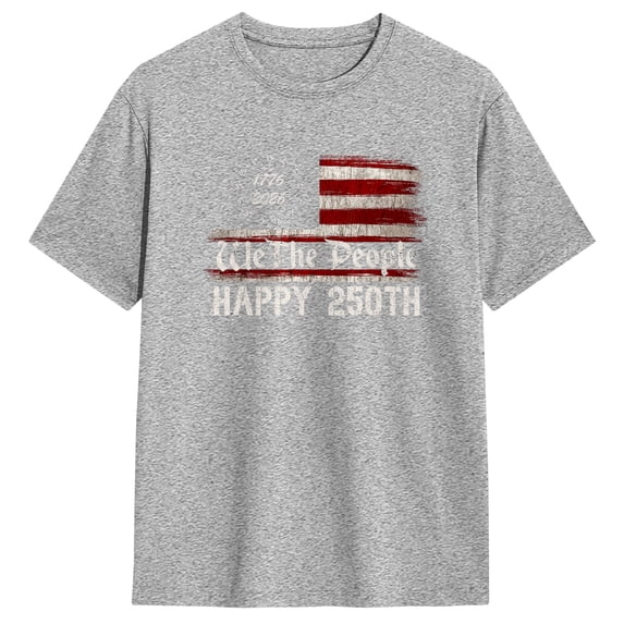 Vintage T Shirt Beach 250 Years American Anniversary 250th Independence Day Fashion T-Shirts Cotton Tshirt For Men Casual Tops