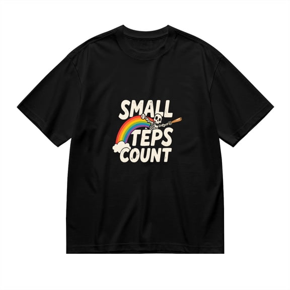 Vintage T Shirt, Darkness Precedes Dawn, Curtain Print 1,Cotton T-Shirt for Men, 23328580,Black, M