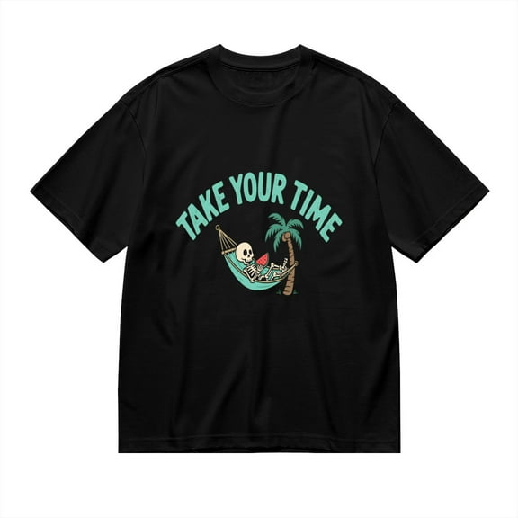 Vintage T Shirt, I Believe In Your Journey, Country Road Print 1,Cotton T-Shirt for Men, 23328548,Black, S