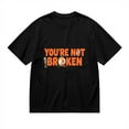 thumbnail image 1 of Vintage T Shirt, I Believe In Your Journey, Country Road Print 3,Cotton T-Shirt for Men, 23328520,Black, S, 1 of 9