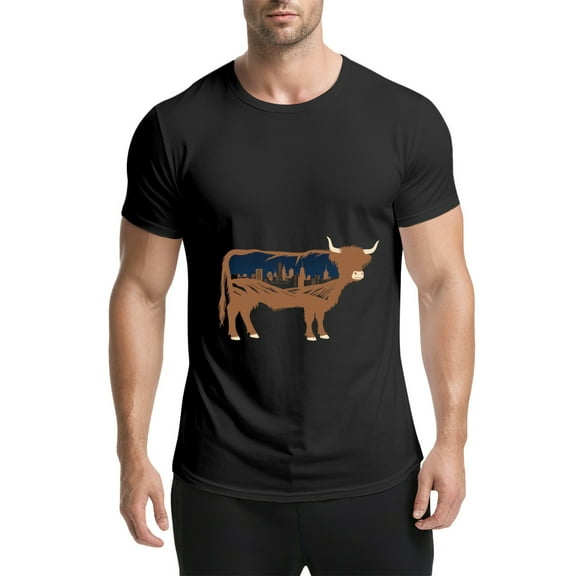 Vintage T Shirt, It's Ok Not To Be Ok, Convertible Print 1,Cotton T-Shirt for Men, 23328519,Black, 3XL