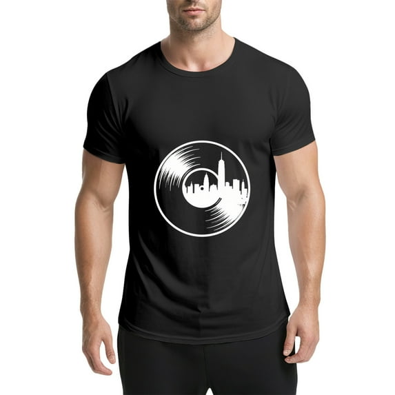 Vintage T Shirt, It's Ok Not To Be Ok, Convertible Print 1,Cotton T-Shirt for Men, 23328519,Black, 3XL